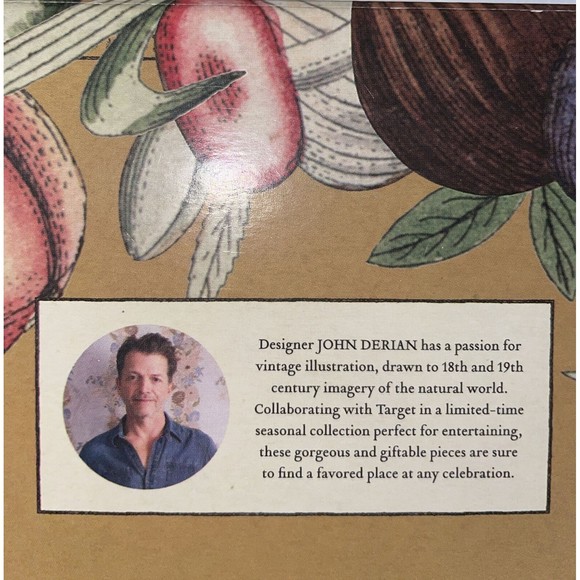 John Derian for Target - 60" x 104" Printed Tablecloth - Fall Flowers - NWT - Picture 5 of 8